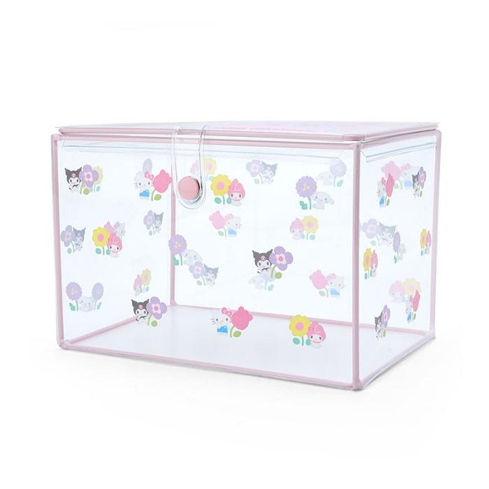 Pink Hello Kitty Sanrio Characters Clear Storage Case (Pastel Check Series) | CA_HK82380