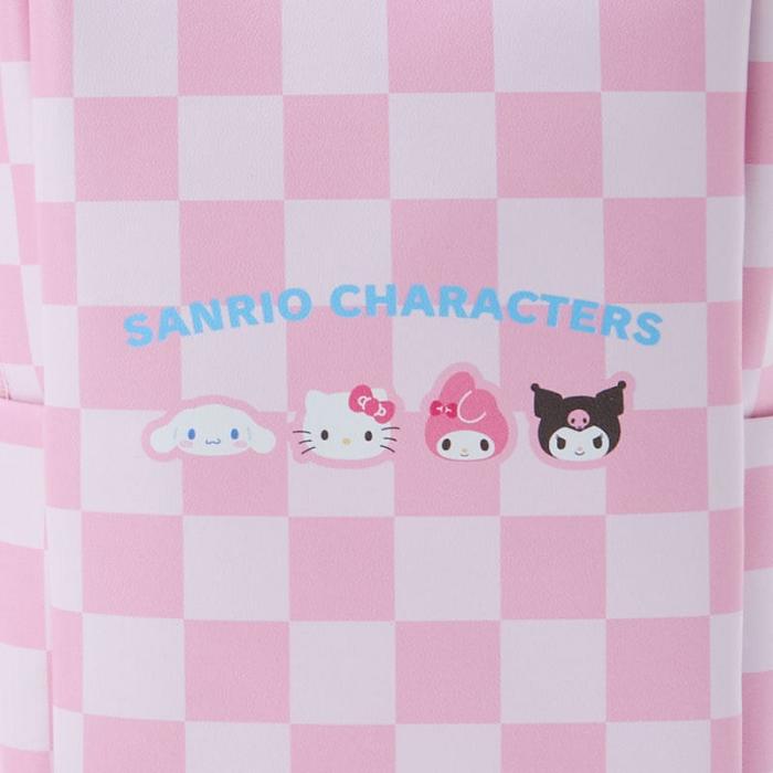 Pink Hello Kitty Sanrio Characters Clear Convertible Mini (Pastel Check Series) | CA_HK33623