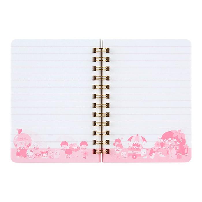 Pink Hello Kitty Sanrio Characters Compact Ruled Notebook | CA_HK26663