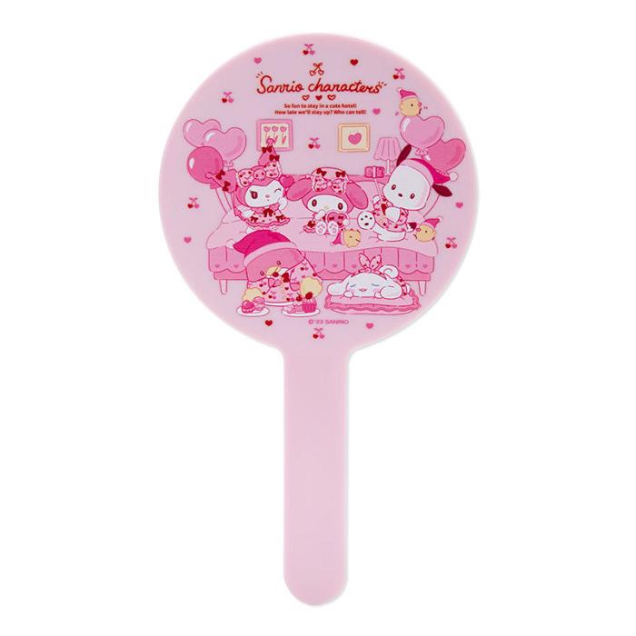 Pink Hello Kitty Sanrio Characters Hand Mirror (Staycation Series) | CA_HK15798