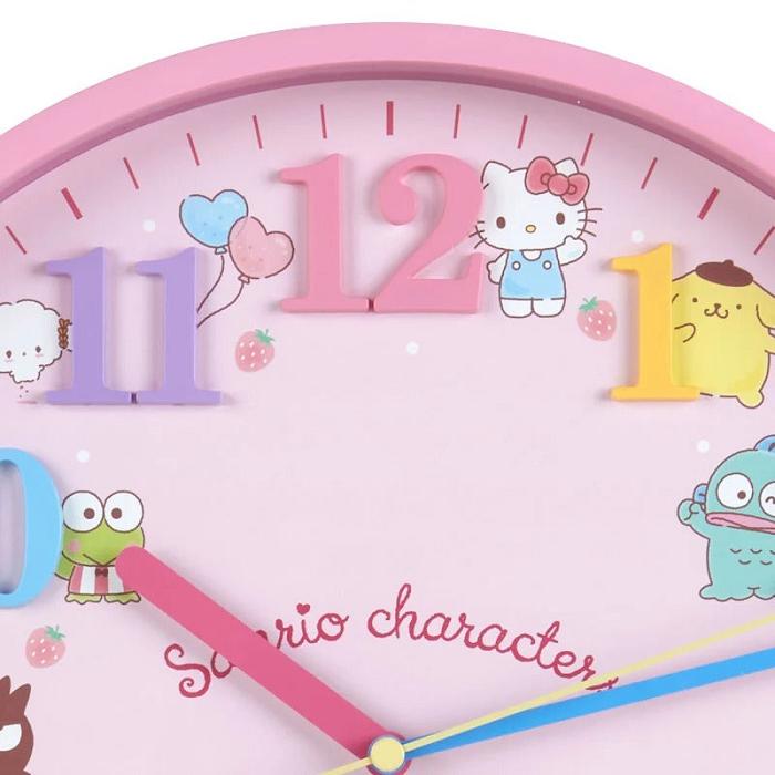 Pink Hello Kitty Sanrio Characters Wall Clock | CA_HK23629