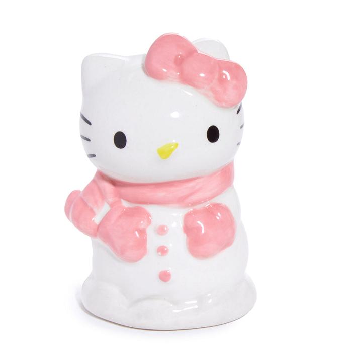 Pink / Blue Hello Kitty Hello Kitty Ceramic Holiday Salt & Pepper Set (Snow Play) | CA_HK98569