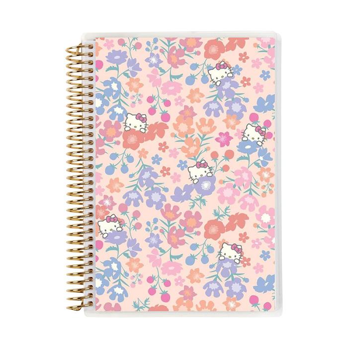 Pink / Blue Hello Kitty Hello Kitty x Erin Condren Meadows A5 Coiled Notebook | CA_HK91222