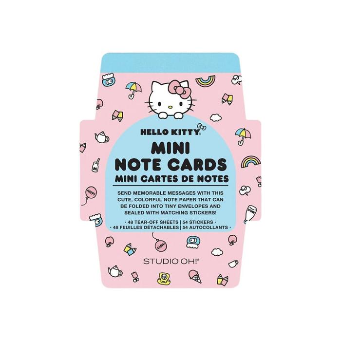 Pink / Blue Hello Kitty Hello Kitty x Studio Oh! Classic Pink Mini Memo with Stickers | CA_HK68619