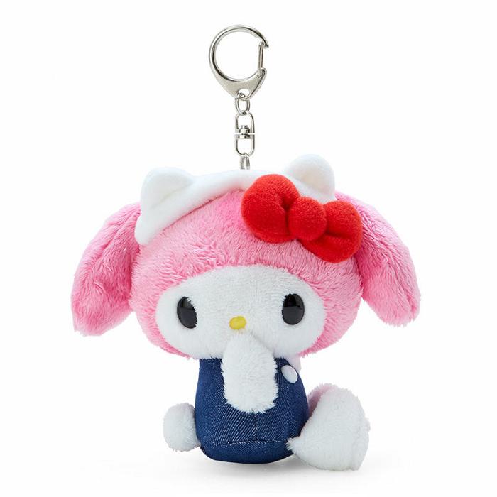 Pink / Blue Hello Kitty My Melody Mascot Keychain Plush (Hello, Everyone! Series) | CA_HK57915