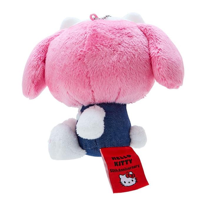 Pink / Blue Hello Kitty My Melody Mascot Keychain Plush (Hello, Everyone! Series) | CA_HK57915