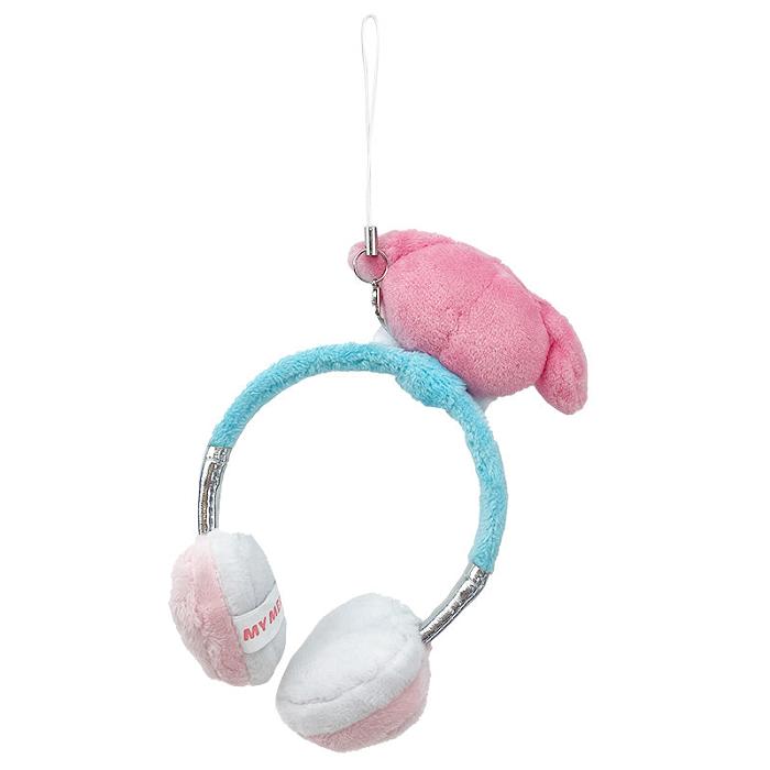 Pink / Blue Hello Kitty My Melody Plush Headphones Bag Charm | CA_HK96767