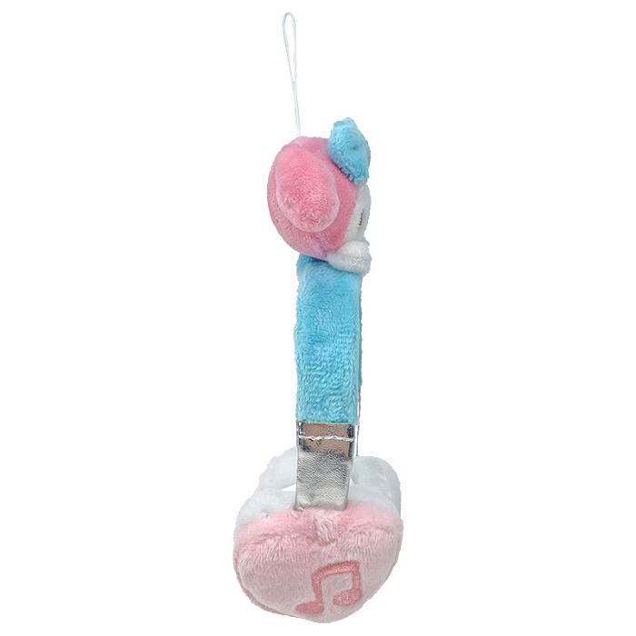 Pink / Blue Hello Kitty My Melody Plush Headphones Bag Charm | CA_HK96767