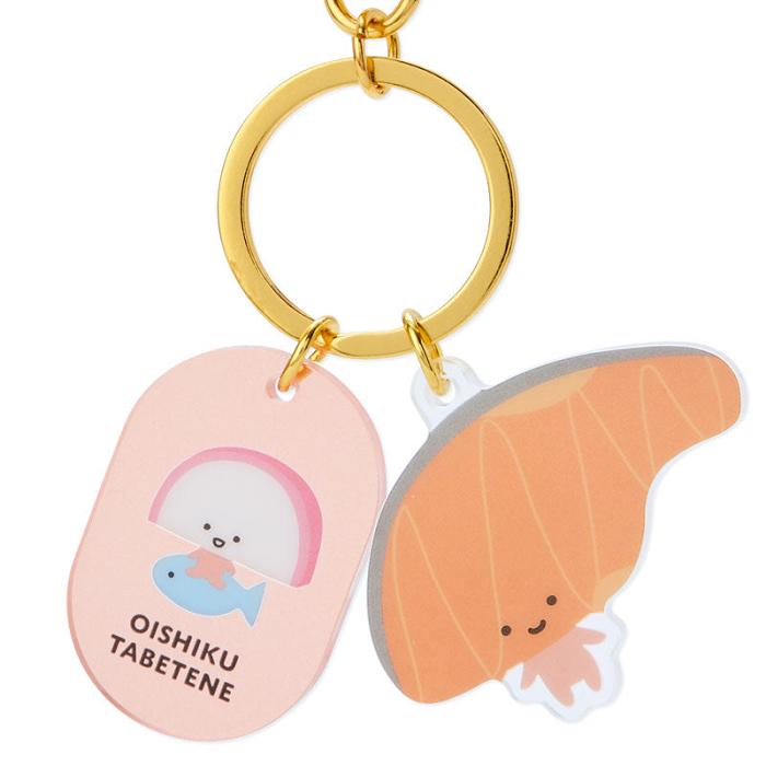 Pink / Orange Hello Kitty Kirimichan Besties Keychain | CA_HK88296