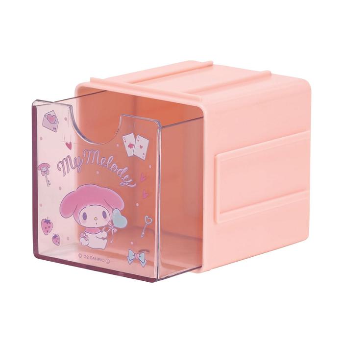 Pink / Orange Hello Kitty My Melody & Kuromi Cubic Storage Containers (Set of 2) | CA_HK64827