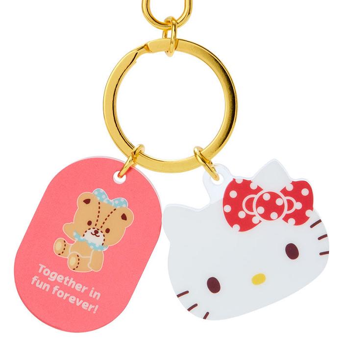 Pink / White Hello Kitty Hello Kitty Besties Keychain | CA_HK63986