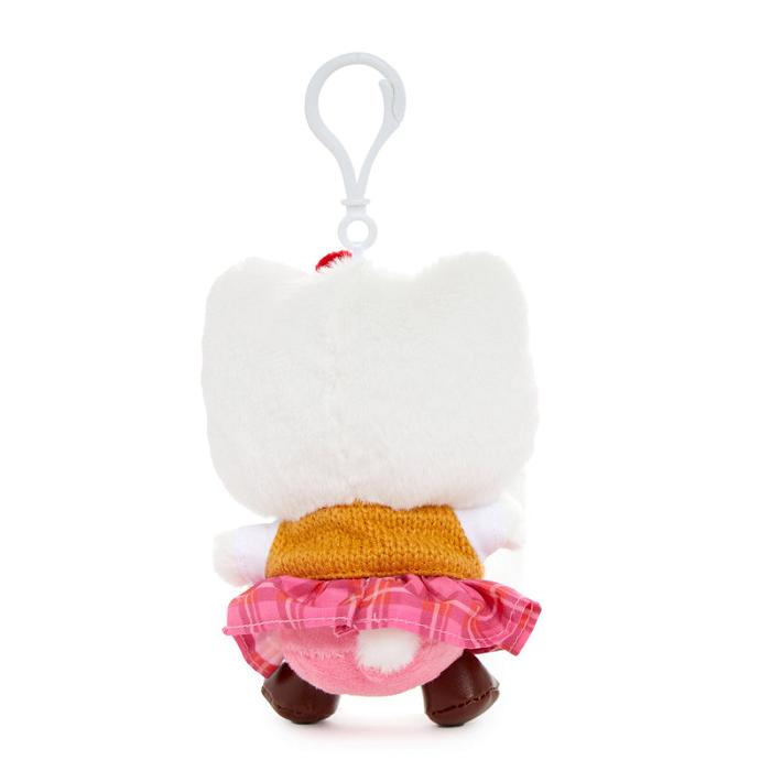 Pink / White Hello Kitty Hello Kitty Mascot Clip (Uniform Series) | CA_HK87476