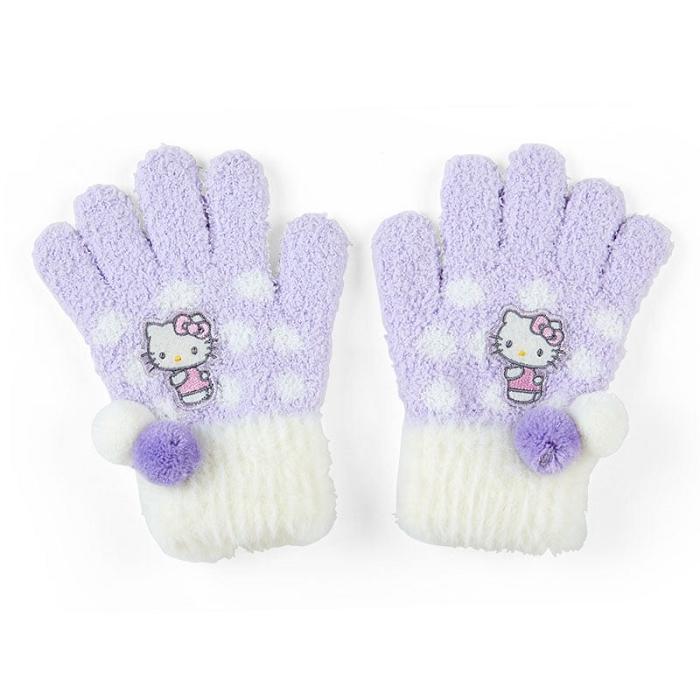 Purple Hello Kitty Hello Kitty Kids Cozy Gloves | CA_HK50615