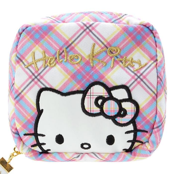 Purple Hello Kitty Hello Kitty Mini Zipper (Hello Kitty Dress Tartan Series) | CA_HK20285