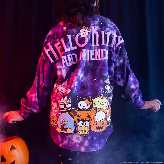 Purple Hello Kitty Hello Kitty and Friends Halloween Pumpkin Patch JapanLA Spirit Jersey | CA_HK46652