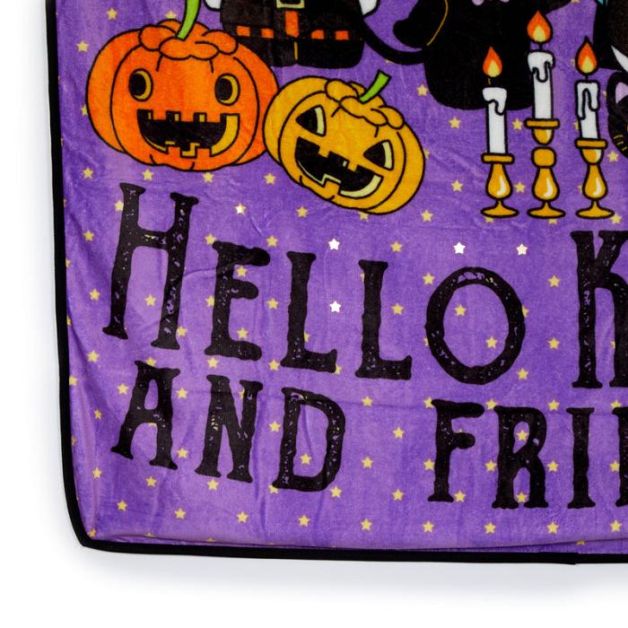 Purple Hello Kitty Hello Kitty and Friends Halloween Portrait Throw Blanket | CA_HK10017