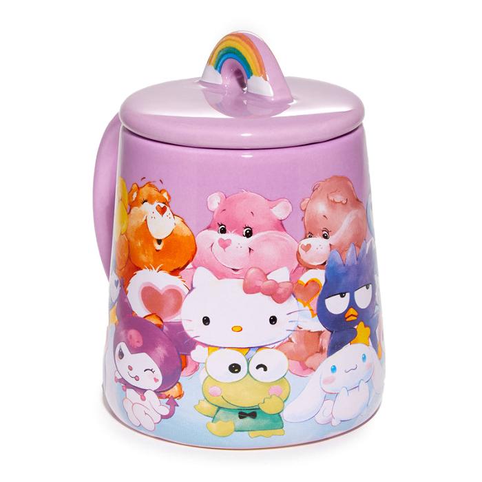 Purple Hello Kitty Hello Kitty and Friends x Care Bears Lidded Mug | CA_HK87200