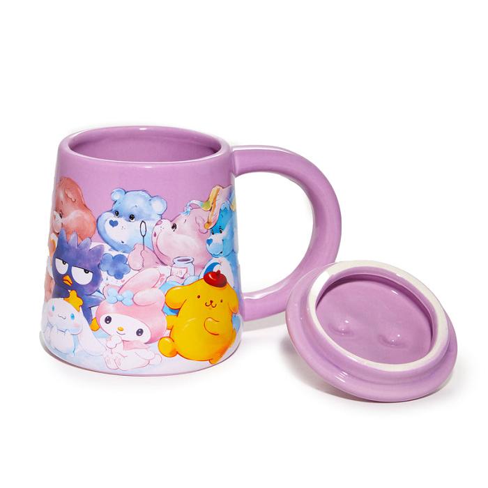 Purple Hello Kitty Hello Kitty and Friends x Care Bears Lidded Mug | CA_HK87200