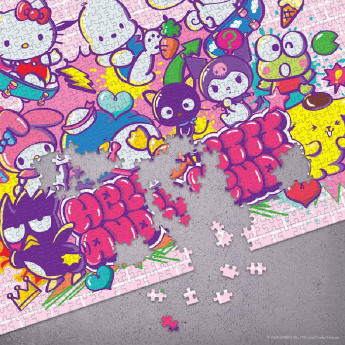 Purple Hello Kitty Hello Kitty and Friends Tokyo Skate 1000-Pc Puzzle | CA_HK48827