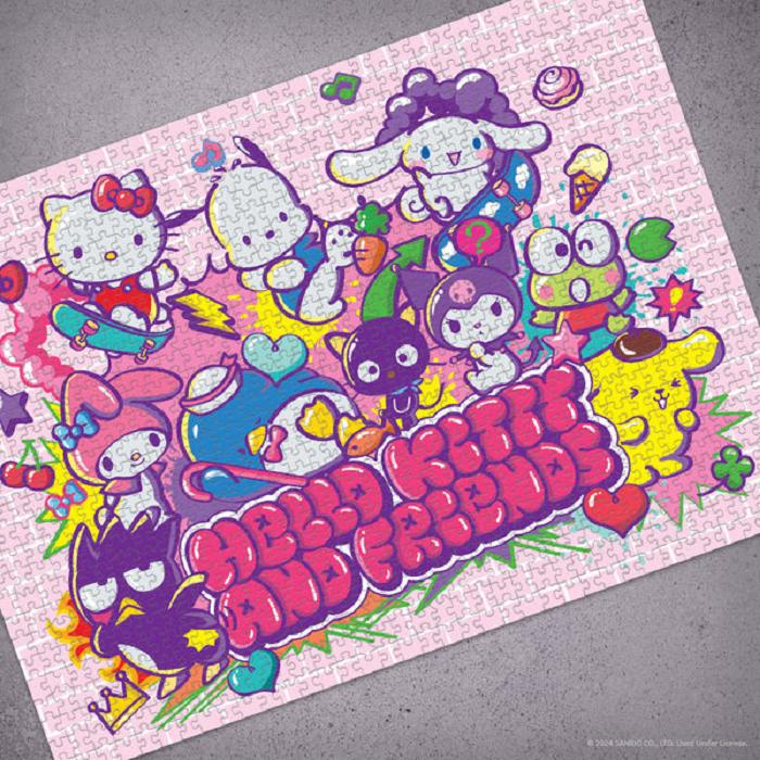 Purple Hello Kitty Hello Kitty and Friends Tokyo Skate 1000-Pc Puzzle | CA_HK48827