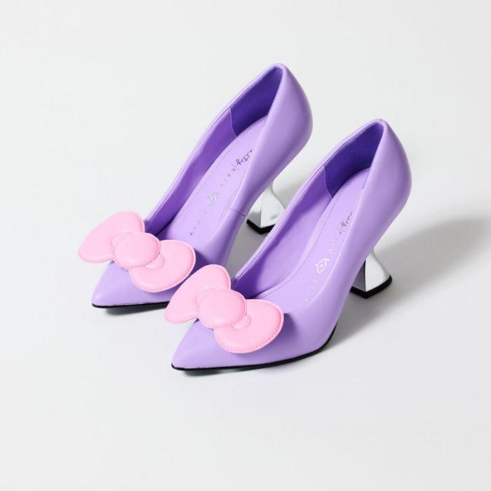 Purple Hello Kitty Hello Kitty x Katy Perry Bow Heel (Purple) | CA_HK53752