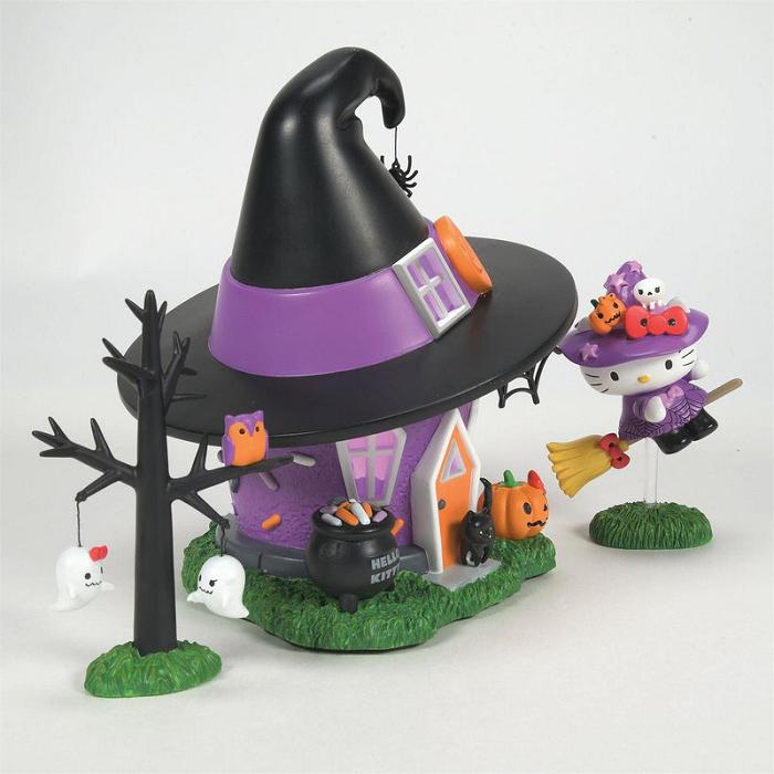 Purple Hello Kitty Hello Kitty's Halloween Witch Tower Figurine Set | CA_HK58130