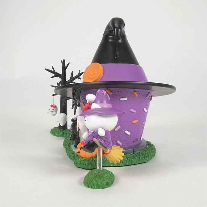 Purple Hello Kitty Hello Kitty's Halloween Witch Tower Figurine Set | CA_HK58130