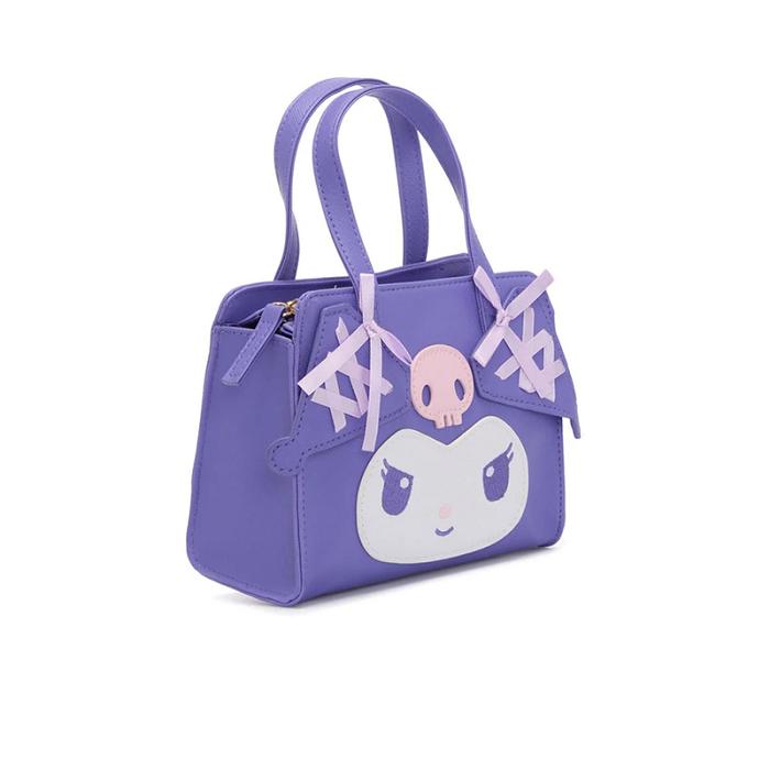 Purple Hello Kitty Kuromi 2-Way Mini Purple Handbag (Dainty Doll Series) | CA_HK10378