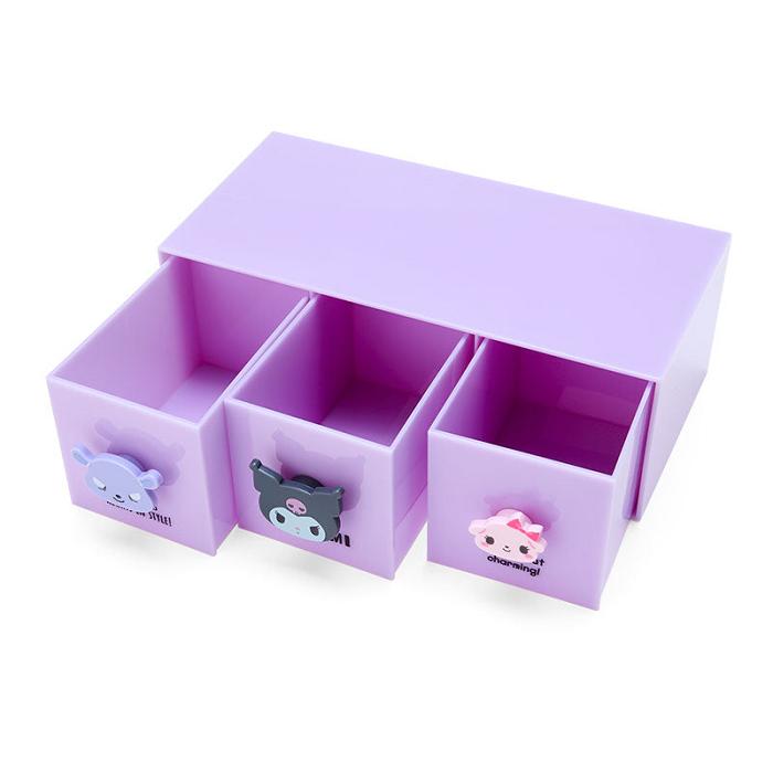 Purple Hello Kitty Kuromi 3-Tier Besties Stacking Container | CA_HK78402