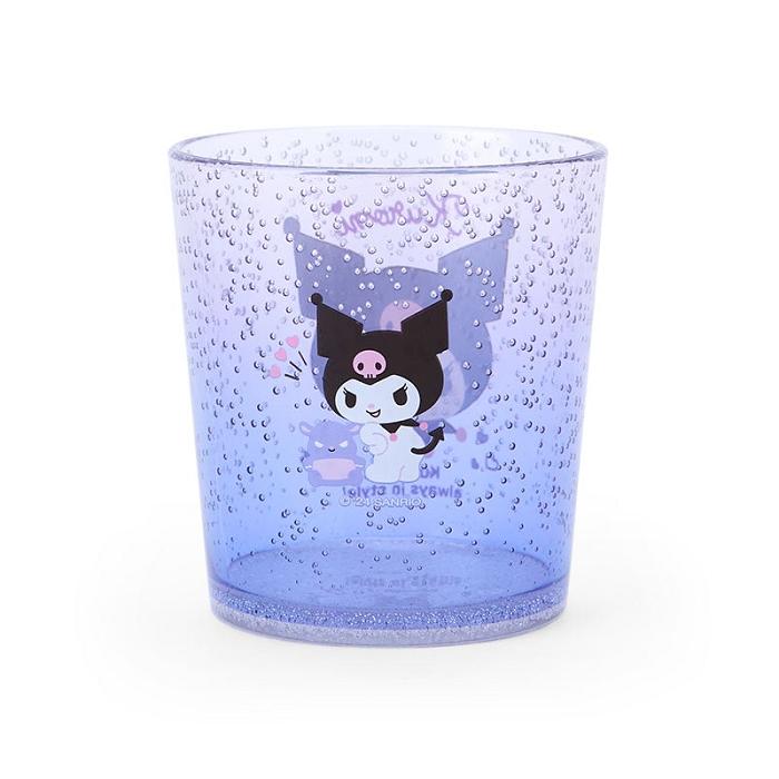 Purple Hello Kitty Kuromi Bubbles Plastic Cup | CA_HK77349