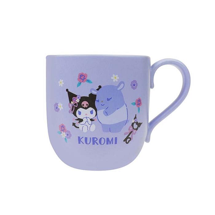 Purple Hello Kitty Kuromi Ceramic Mug (Charming Florals Series) | CA_HK22193