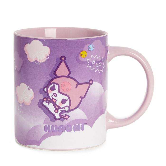 Purple Hello Kitty Kuromi Coffee Mug Warmer Set | CA_HK49593