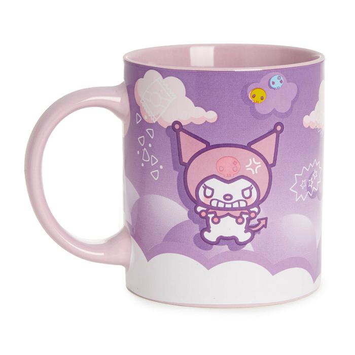 Purple Hello Kitty Kuromi Coffee Mug Warmer Set | CA_HK49593