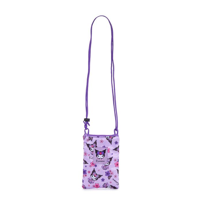 Purple Hello Kitty Kuromi Crossbody Phone Bag (Spring Kimono Series) | CA_HK92133