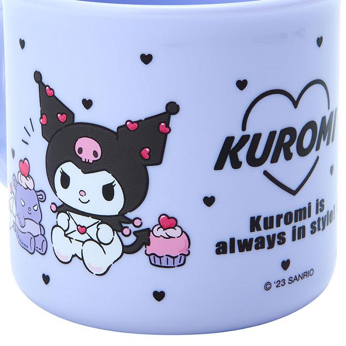 Purple Hello Kitty Kuromi Everyday Plastic Mug | CA_HK75766