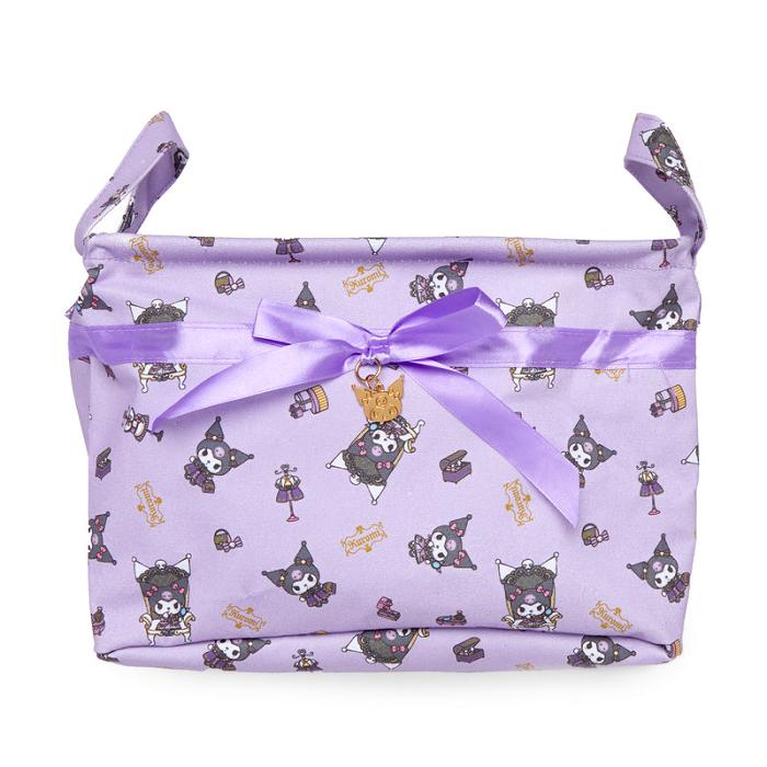 Purple Hello Kitty Kuromi Fabric Storage Bin (Royal Princess Series) | CA_HK59303