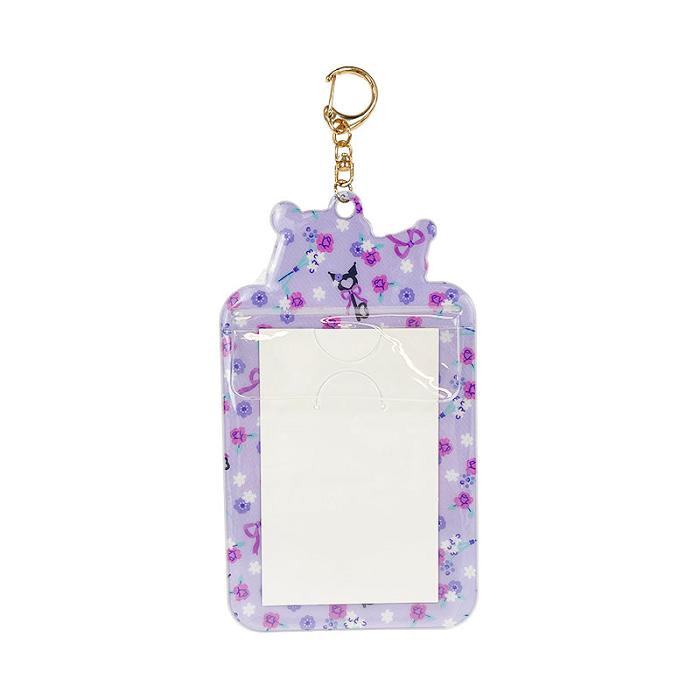 Purple Hello Kitty Kuromi ID Badge (Charming Florals Series) | CA_HK57035