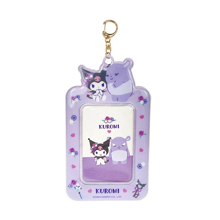 Purple Hello Kitty Kuromi ID Badge (Charming Florals Series) | CA_HK57035