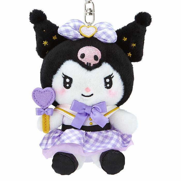 Purple Hello Kitty Kuromi Plush Mascot Keychain (Love You More Series) | CA_HK96304