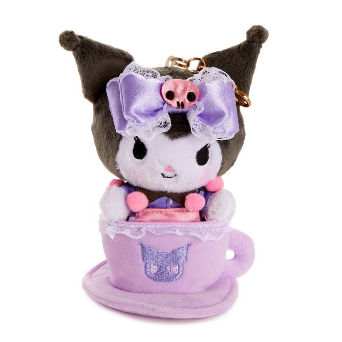 Purple Hello Kitty Kuromi Soft Mascot Plush (Cafe Series) | CA_HK93612