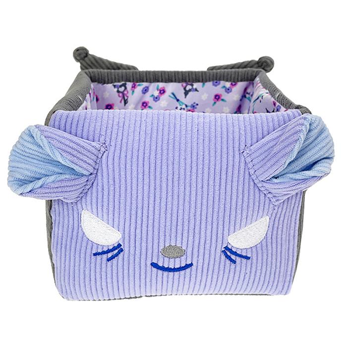 Purple Hello Kitty Kuromi & Baku Mini Storage Bin (Charming Florals Series) | CA_HK45066