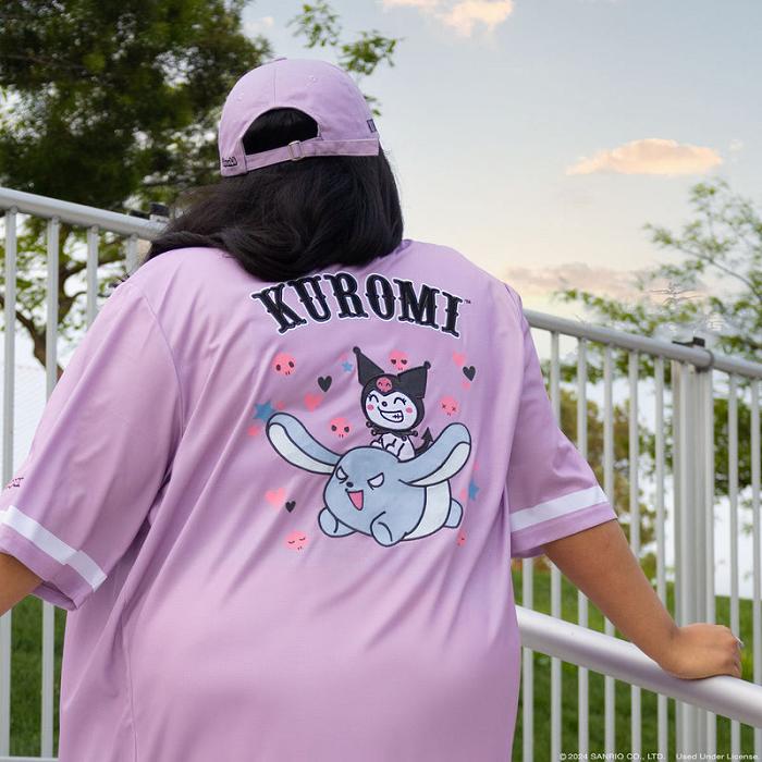 Purple Hello Kitty Kuromi x JapanLA Baseball Jersey | CA_HK14622