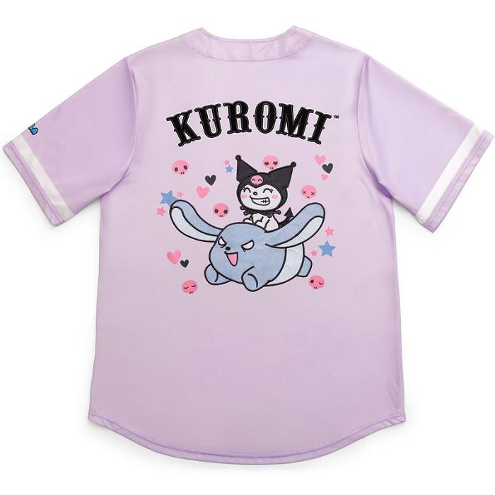 Purple Hello Kitty Kuromi x JapanLA Baseball Jersey | CA_HK14622