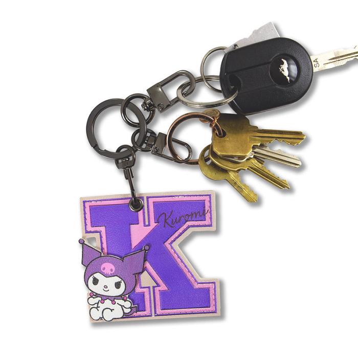 Purple Hello Kitty Kuromi x Sonix College Letters AirTag Keychain | CA_HK82276