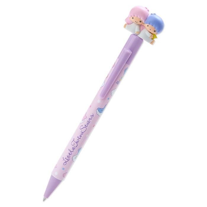 Purple Hello Kitty LittleTwinStars Mascot Ballpoint Pen | CA_HK33195