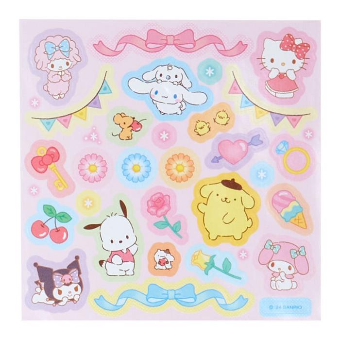 Purple Hello Kitty Sanrio Characters Mini Coloring & Sticker Set | CA_HK78096