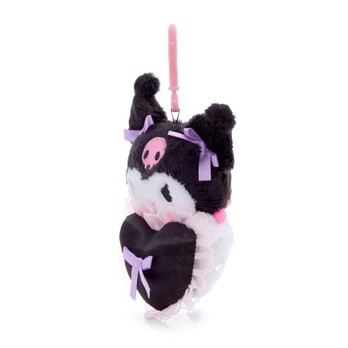 Purple / Black Hello Kitty Kuromi Lovely Ribbons Mascot Clip | CA_HK97386