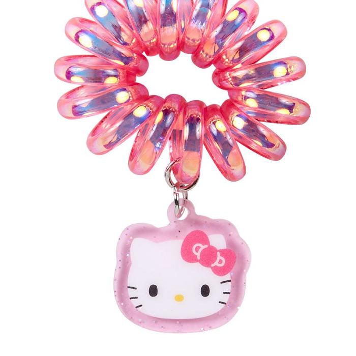 Purple / Blue Hello Kitty Hello Kitty Spiral Hair Ties (Set of 2) | CA_HK42061