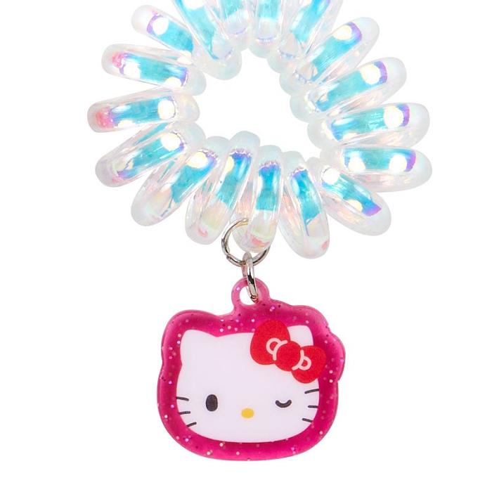 Purple / Blue Hello Kitty Hello Kitty Spiral Hair Ties (Set of 2) | CA_HK42061