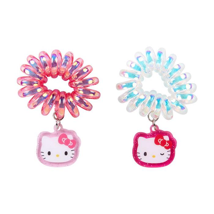 Purple / Blue Hello Kitty Hello Kitty Spiral Hair Ties (Set of 2) | CA_HK42061